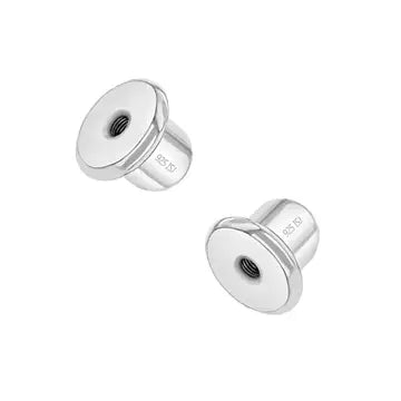 In Season Sterling Silver Replacement Screwbacks - Pair