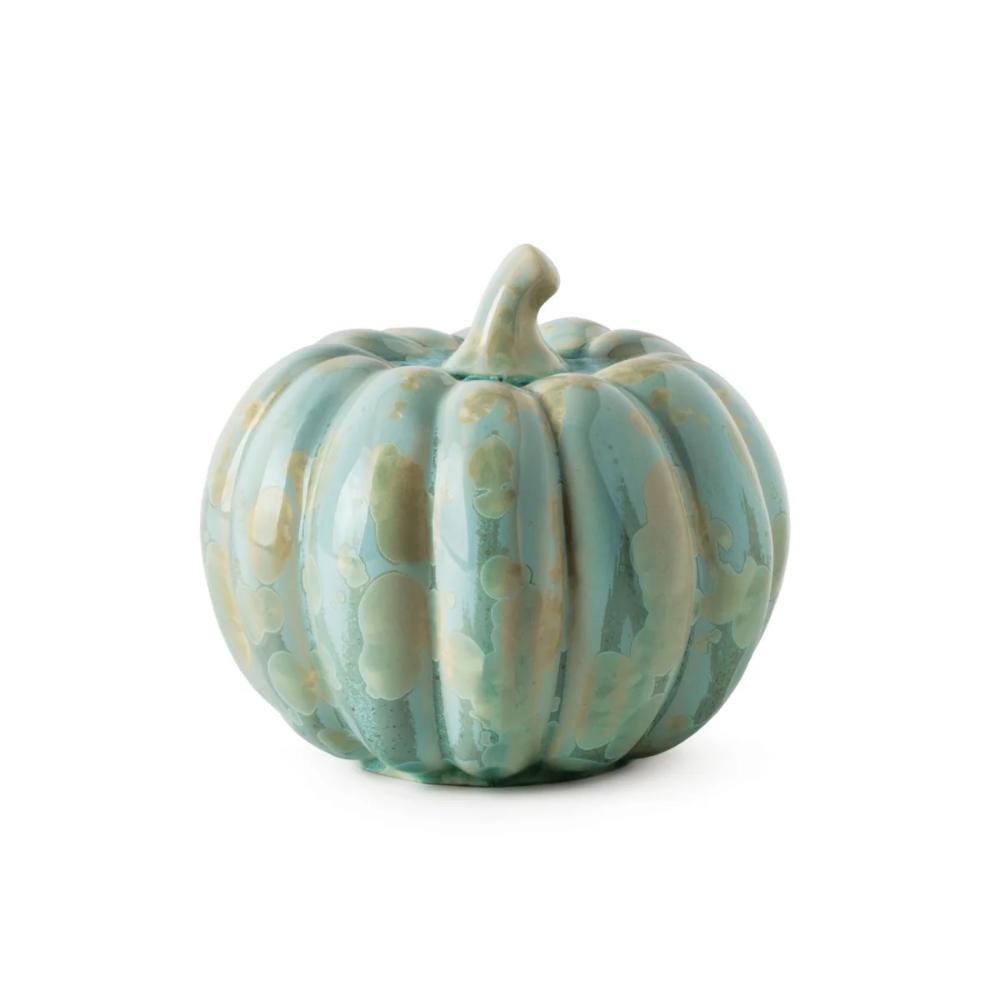 Simon Pearce Crystalline Pumpkin - Jade