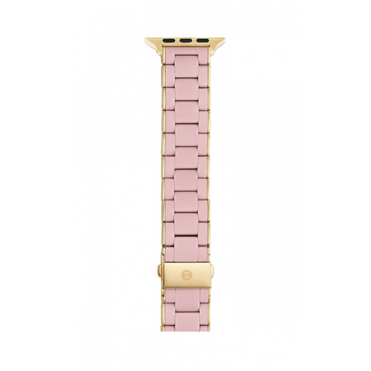 Michele Barely Pink Silicone-Wrapped Band for Apple Watch®