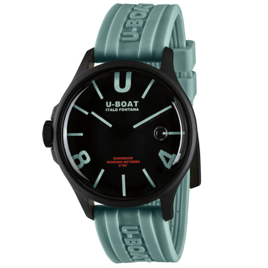 U-Boat Darkmoon BK Curve Aqua PVD 46mm Quartz Watch