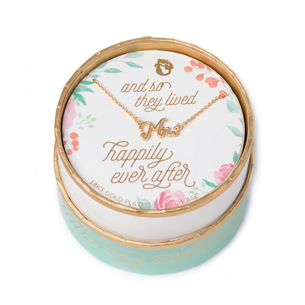 Spartina Sea La Vie 18" Bride/Mrs. Necklace