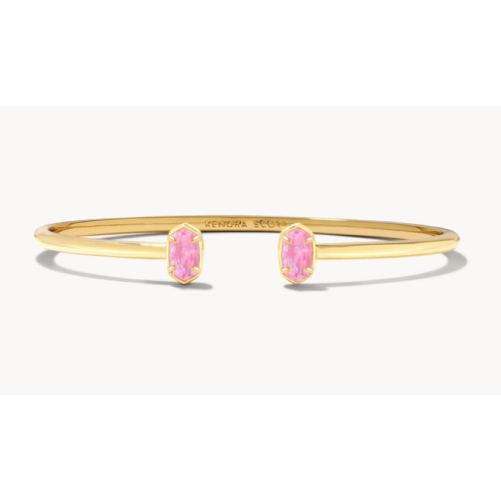 pink and gold cuff bracelet