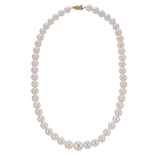 14k Yellow Gold Freshwater Pearl Necklace