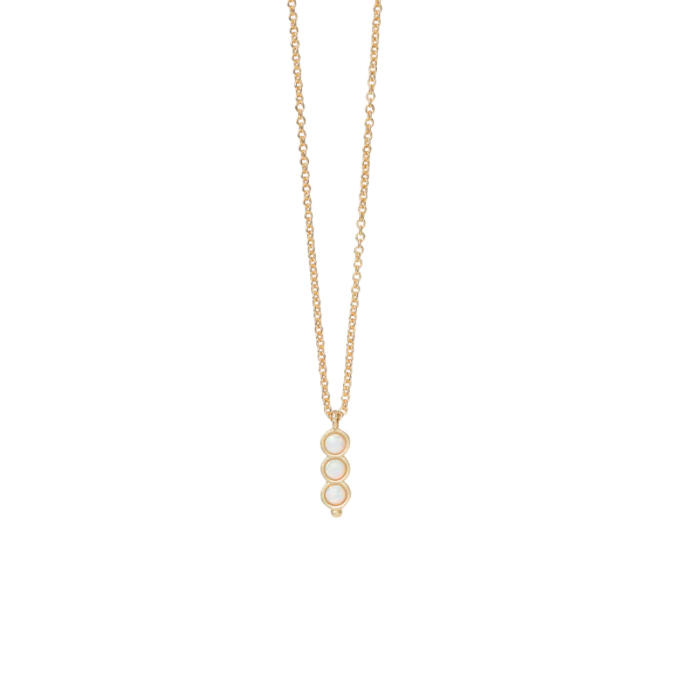 Spartina Sea La Vie Seas the Day Triple Opalescent Necklace