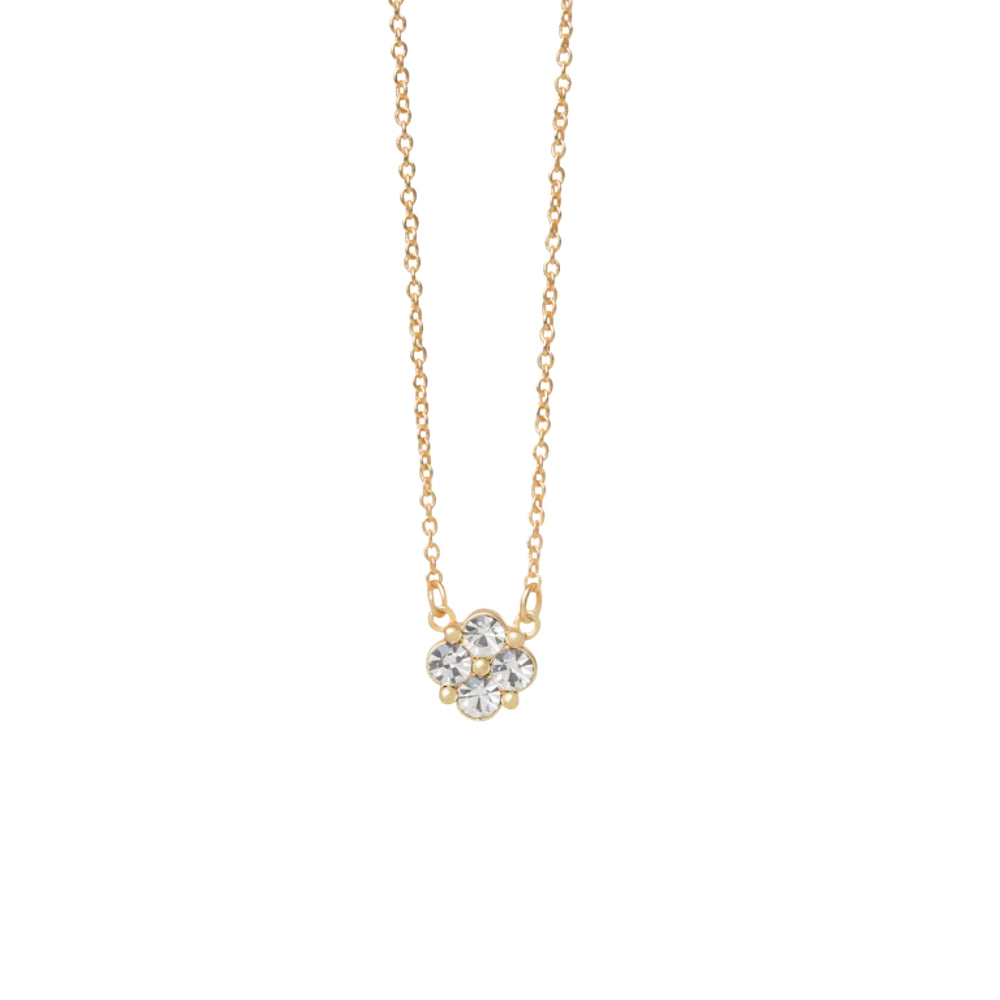 Spartina Sea La Vie Blessed Crystal Clover Necklace