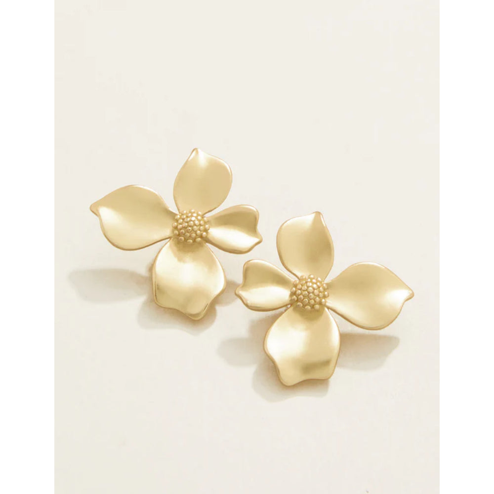 Spartina Wallflower Stud Earrings - Gold