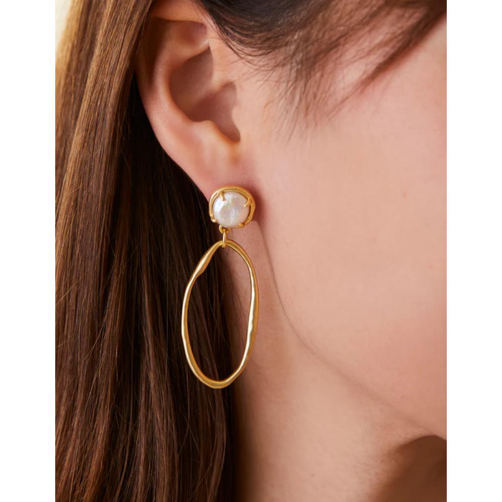 Spartina River Club Earrings - Pearl