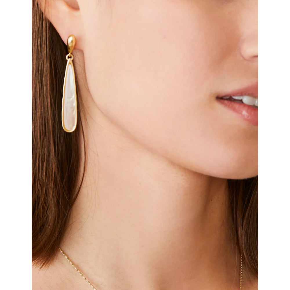 Spartina Drip Earrings - Mother-of-Pearl