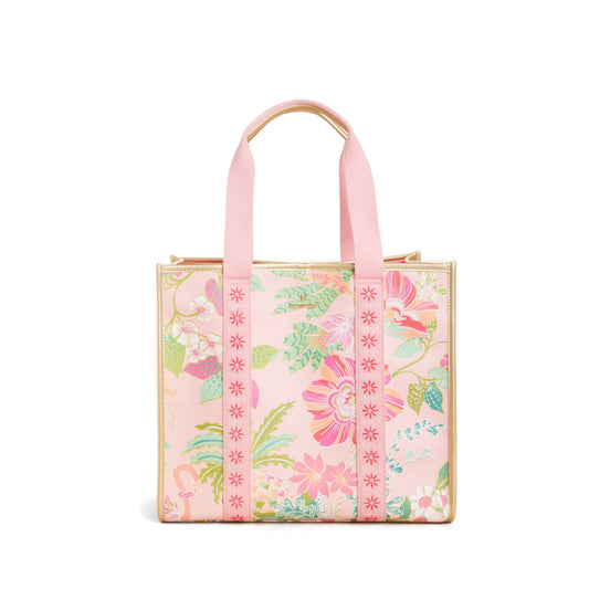 Spartina Boat Tote Flamingo Pineapple
