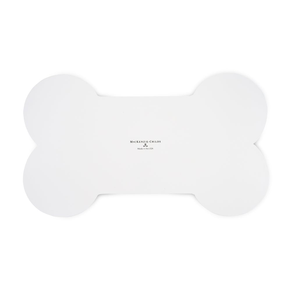 MacKenzie-Childs Bright White Courtly Check Pup Placemat
