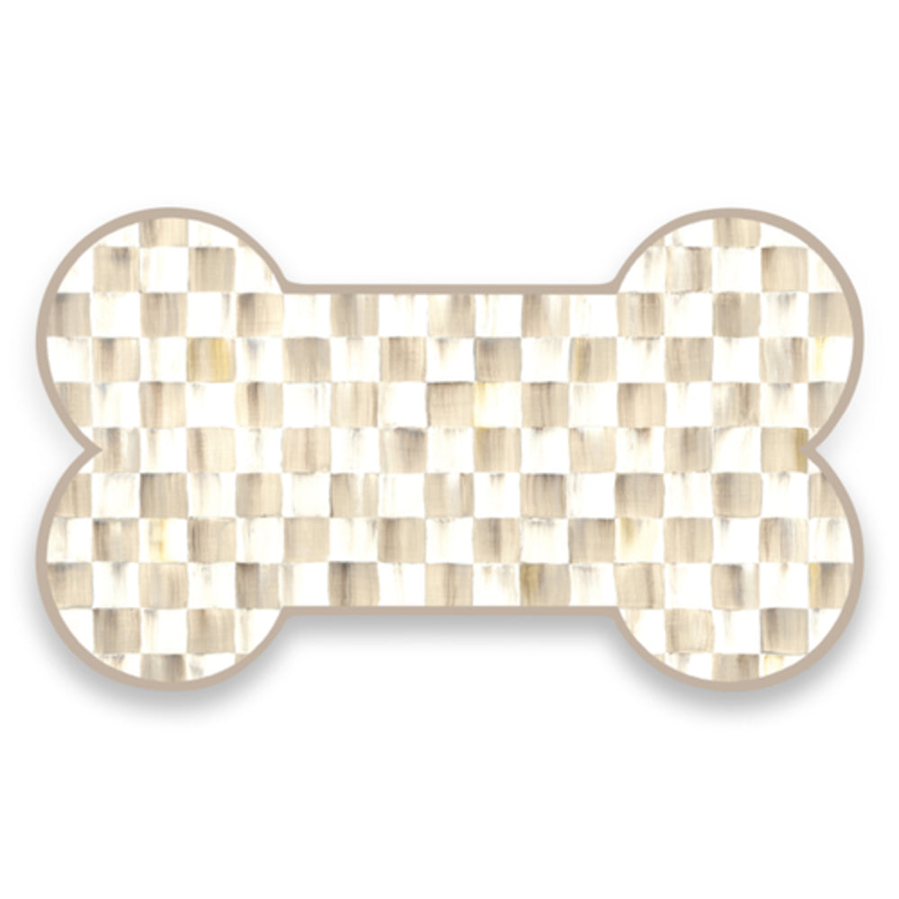 MacKenzie-Childs Mocha Check Pup Placemat
