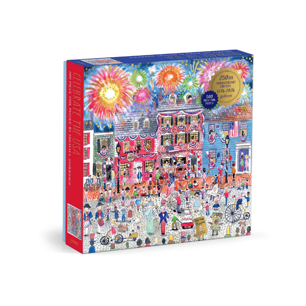 Michael Storrings Celebrate the USA 500 Piece Foil Puzzle