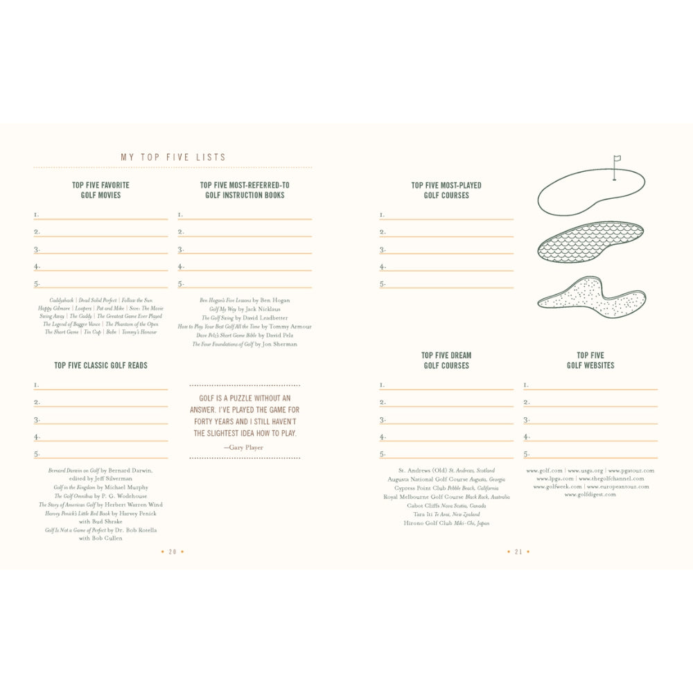 Ultimate Golf Journal