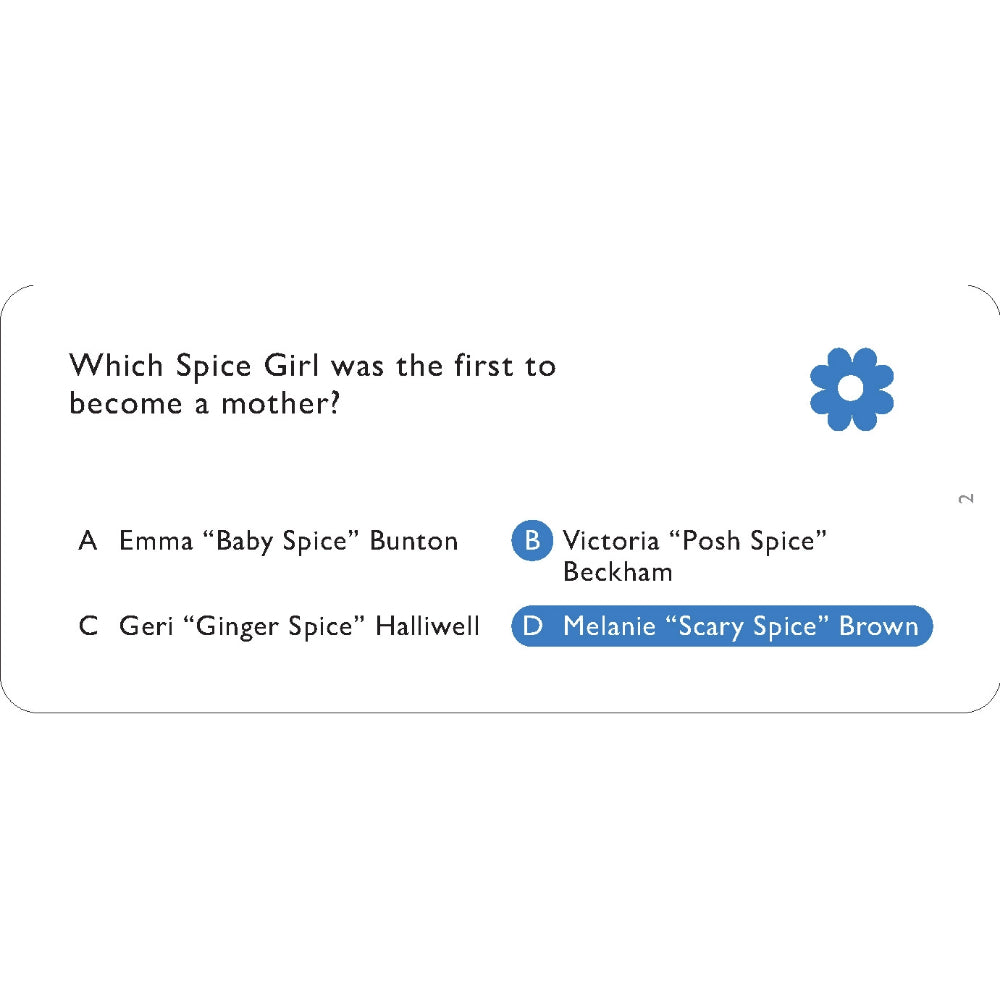 Mom Trivia Game