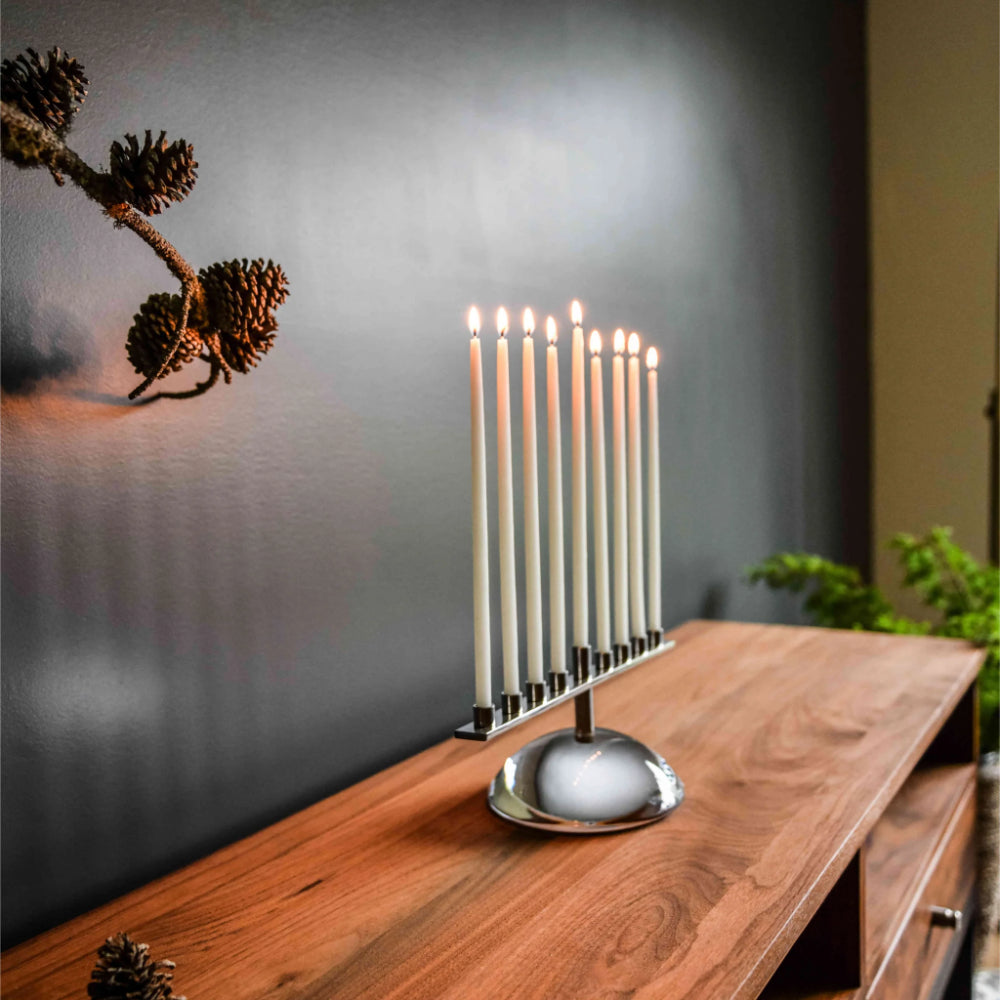 Simon Pearce Riverstone Menorah