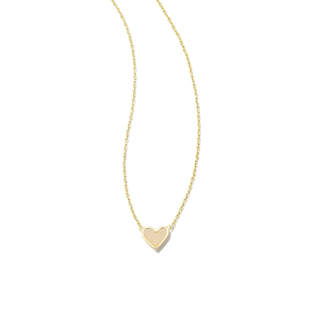 Kendra Scott Framed Ari Heart Short Pendant Necklace