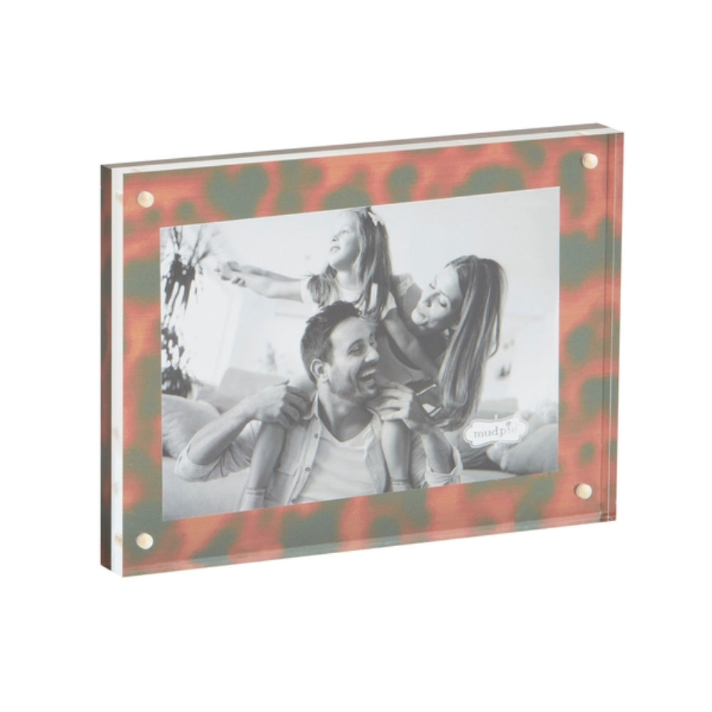 Mud Pie Tortoise Acrylic Block Frame