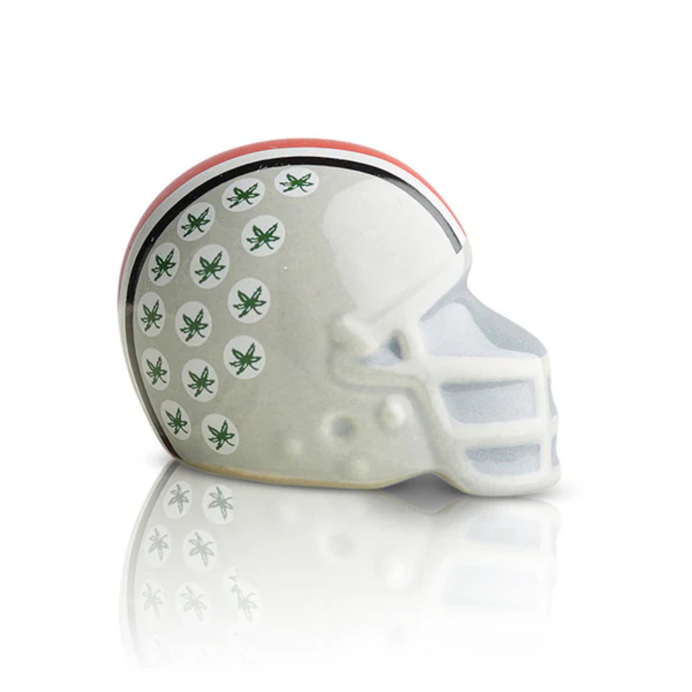 Nora Fleming Ohio State Helmet Mini