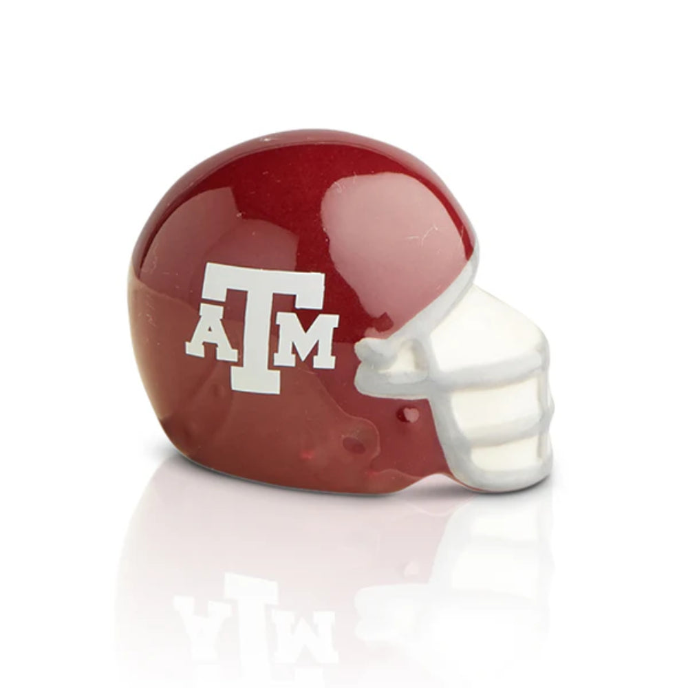 Nora Fleming Texas A&M Helmet Mini