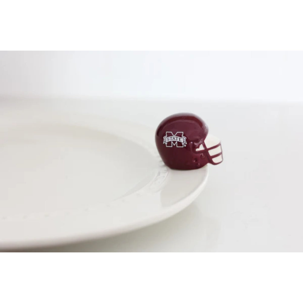 Nora Fleming Mississippi State Helmet Mini