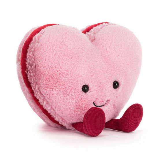 Jellycat Amuseables Colette Pink Heart Macaron