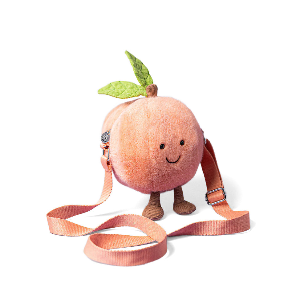 Jellycat Amuseables Peach Shoulder Bag