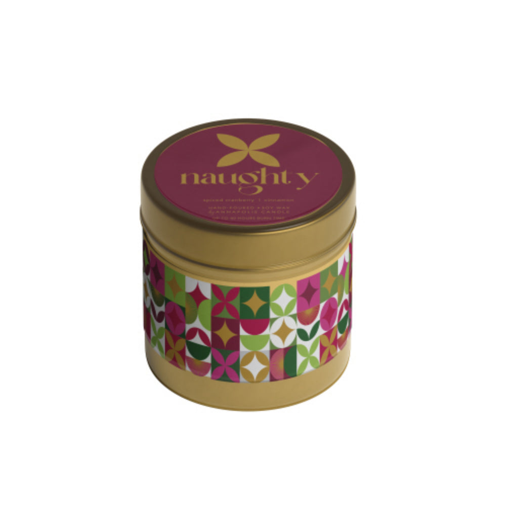 Annapolis Candle MOOD Collection Holiday Candle Tin