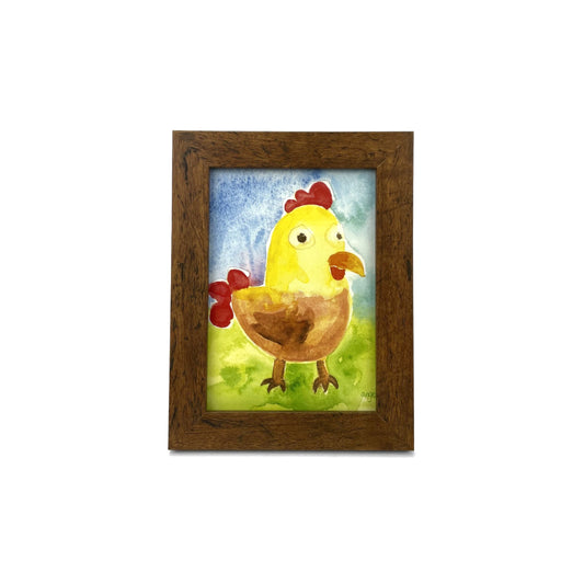 Artwork for Animals Angelica Goodwin Original Chicken Watercolor Print