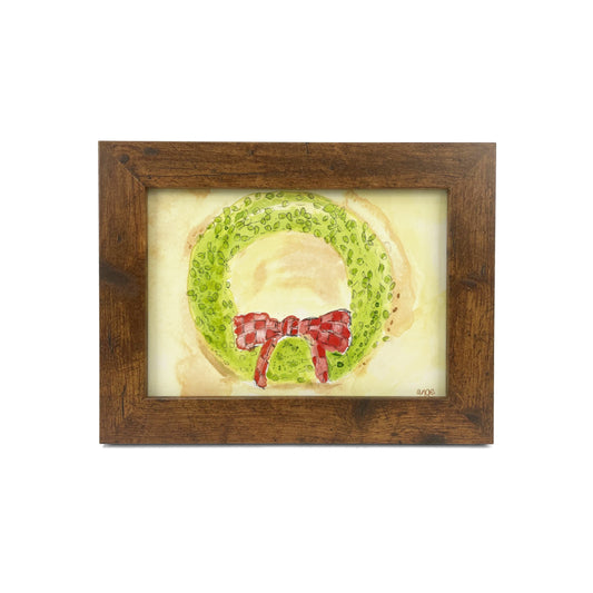 Artwork for Animals Angelica Goodwin Christmas Wreath Print