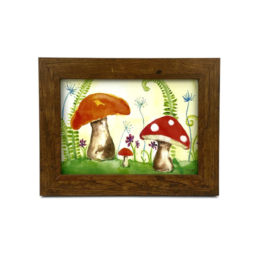 Artwork for Animals Angelica Goodwin Original Mushrooms Watercolor Print