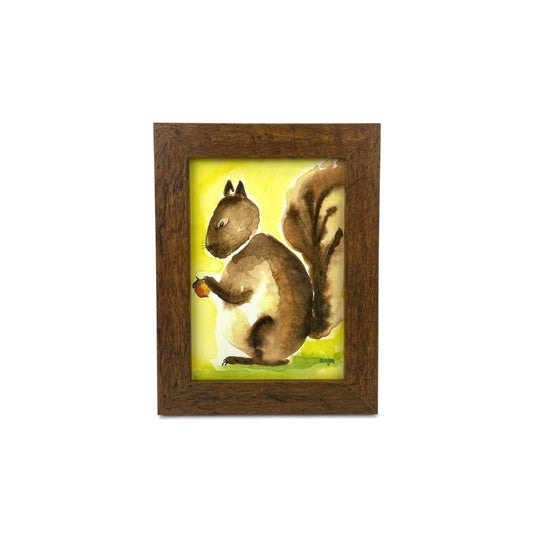 Artwork for Animals Angelica Goodwin Original Squirrel Watercolor Print