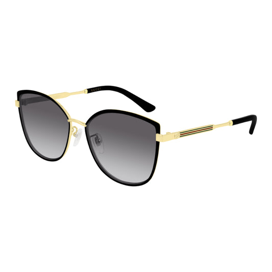 Gucci GG0589SK Women's Sunglasses - Black and Gold