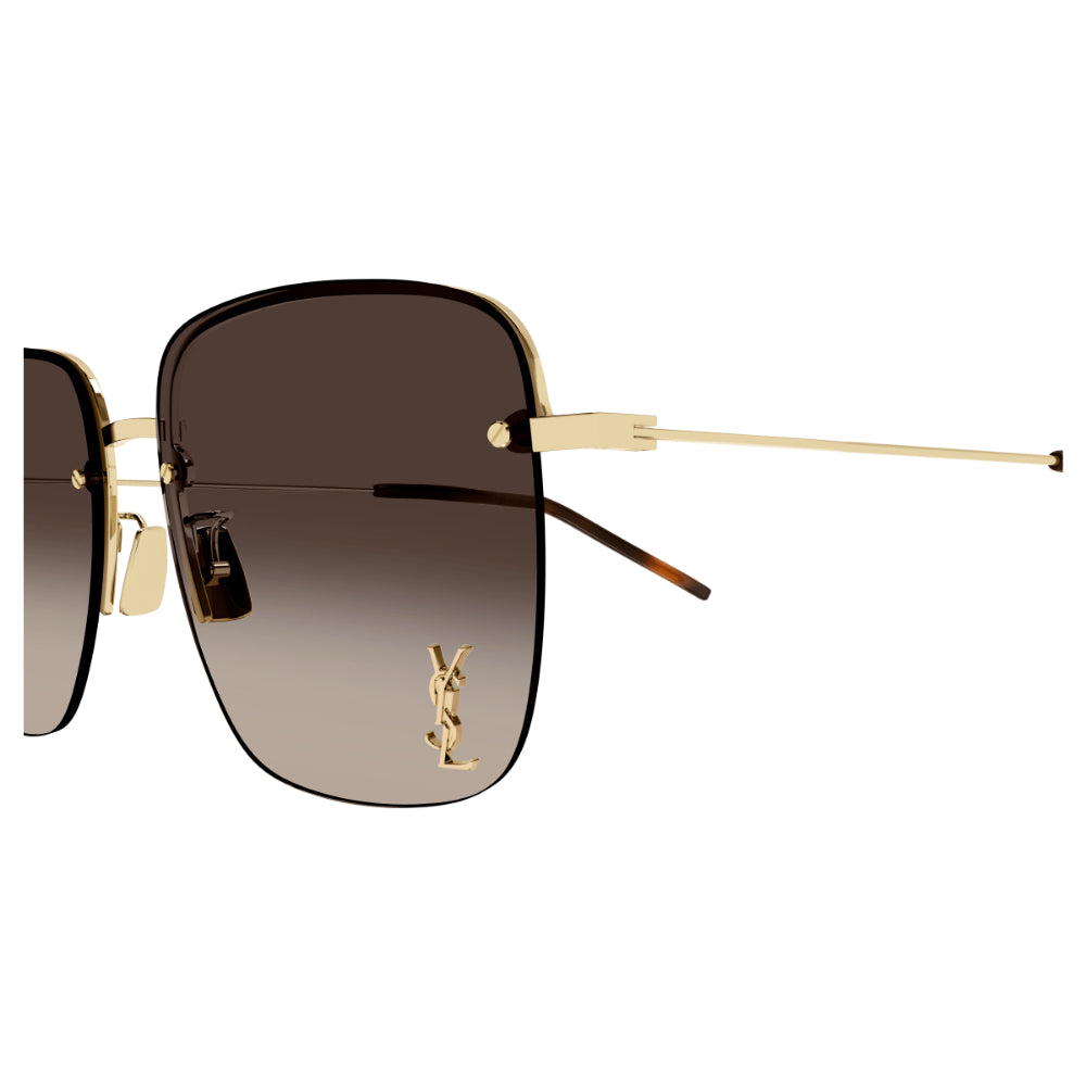 Saint Laurent SL 312 M Women's Sunglasses - Gold and Gradient Brown