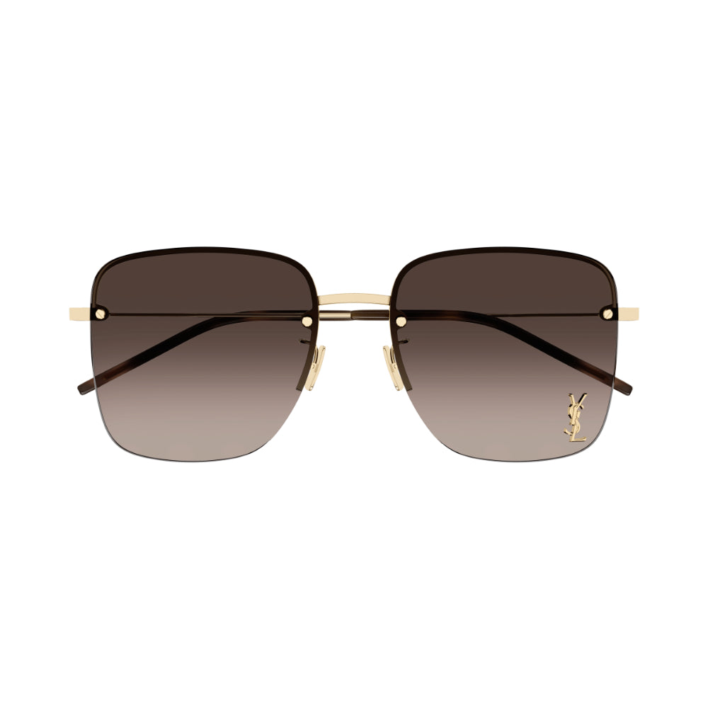 Saint Laurent SL 312 M Women's Sunglasses - Gold and Gradient Brown