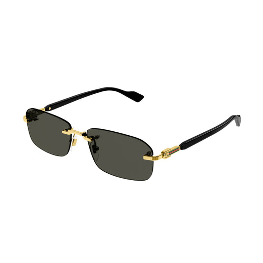 Gucci GG1221S Men's Sunglasses - Gold and Black