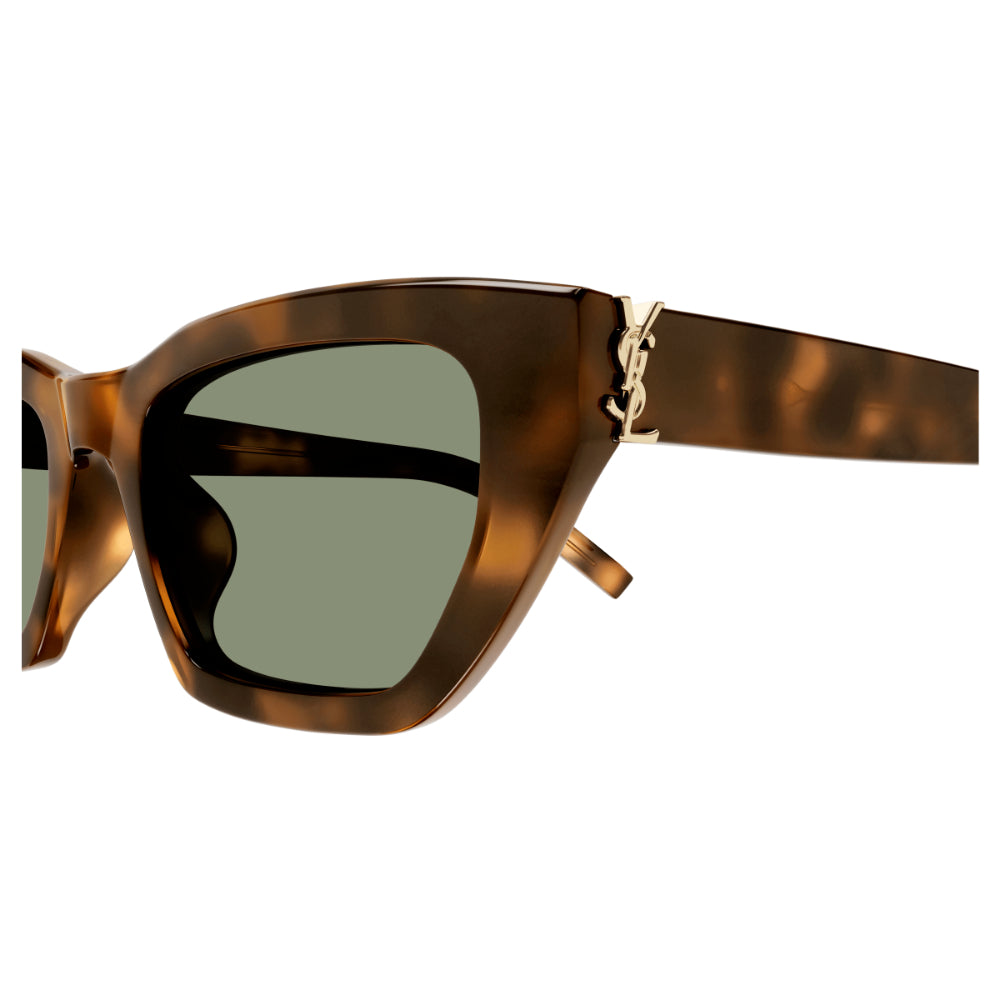 Saint Laurent SL M127/F Women's Sunglasses - Havana and Green