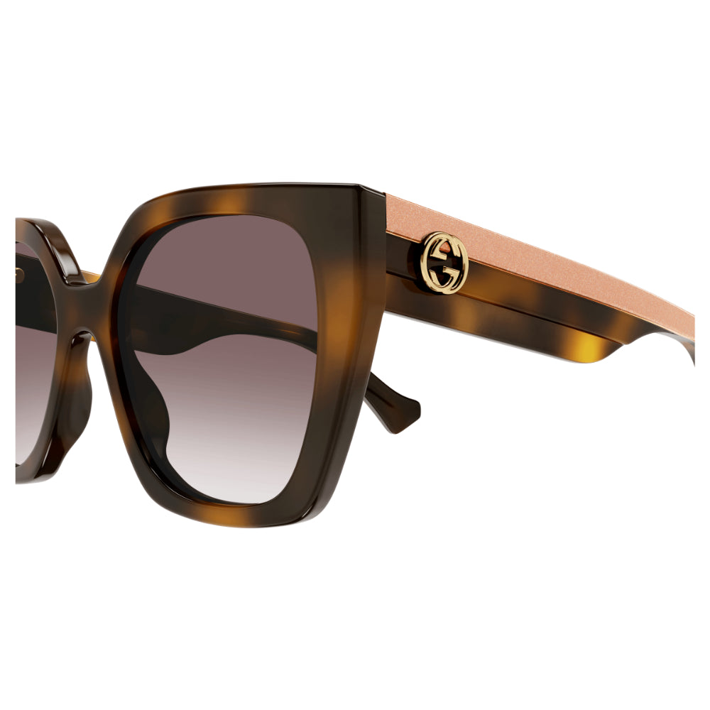 Gucci GG1300S Women's Sunglasses - Havana & Crystal