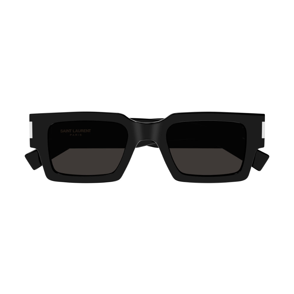 Saint Laurent SL 572 Unisex Sunglasses - Black and Crystal