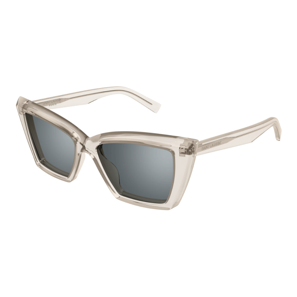 Saint Laurent SL 657 Women's Sunglasses - Beige and Silver