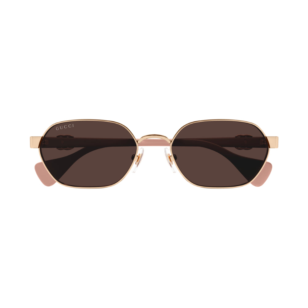 Gucci GG1593S Women's Sunglasses - Gold and Pink