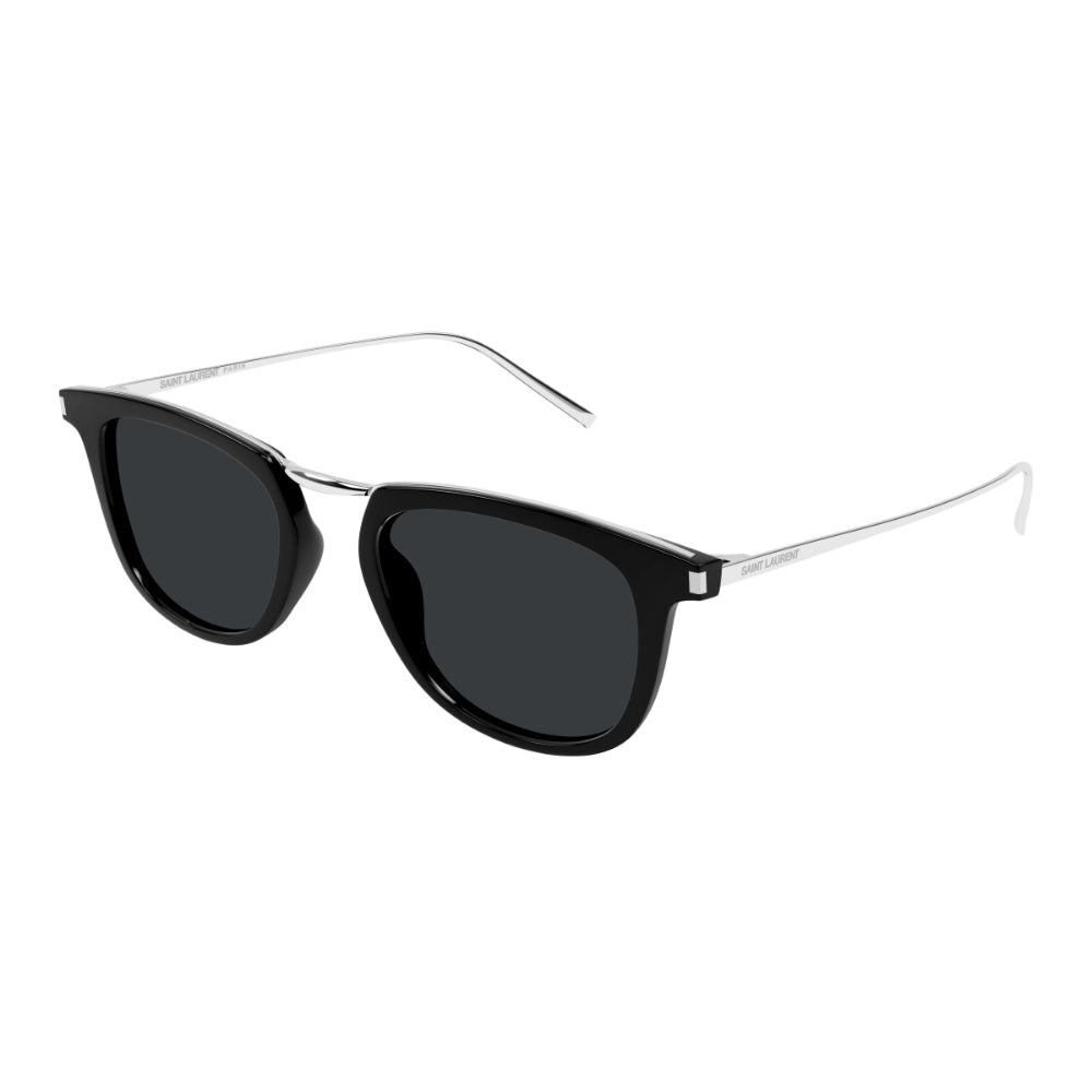 Saint Laurent SL 753 Unisex Sunglasses - Black and Silver