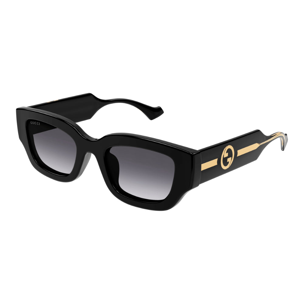 Gucci GG1558SK Women's Sunglasses - Black and Gold