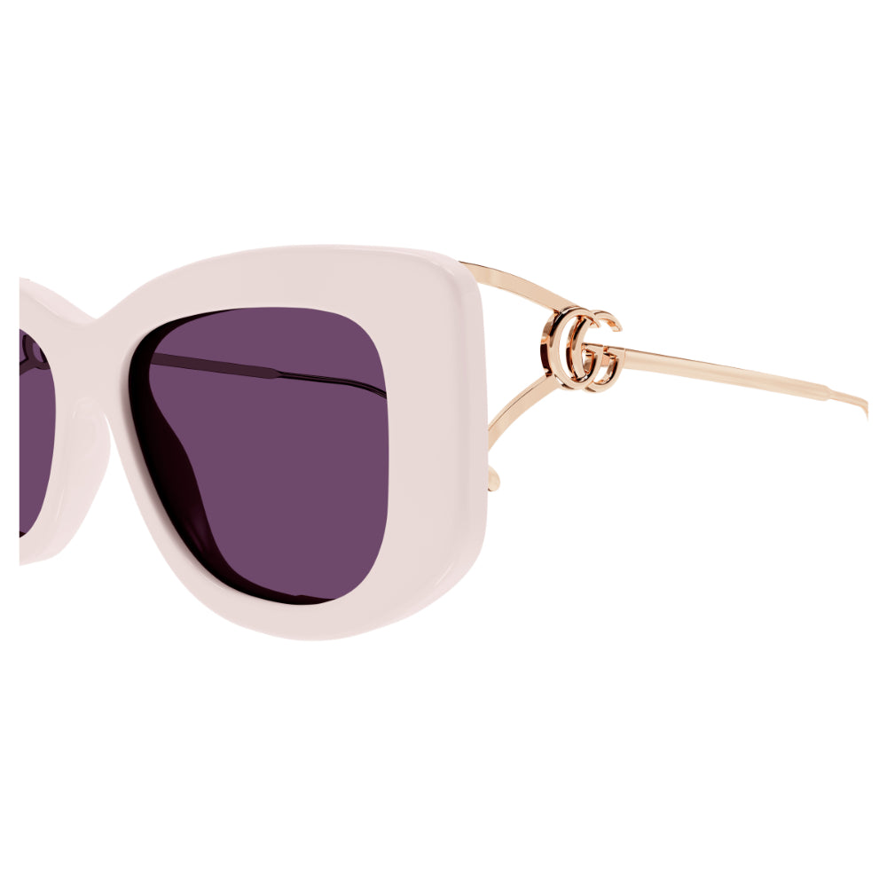Gucci GG1566S Women's Sunglasses - Ivory and Gold