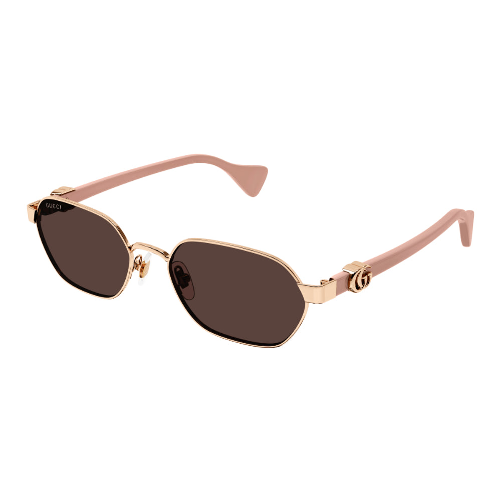 Gucci GG1593S Women's Sunglasses - Gold and Pink
