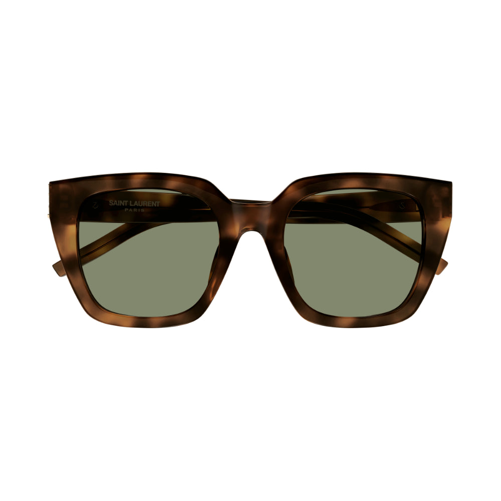 Saint Laurent SL M143 Women's Sunglasses - Havana and Green