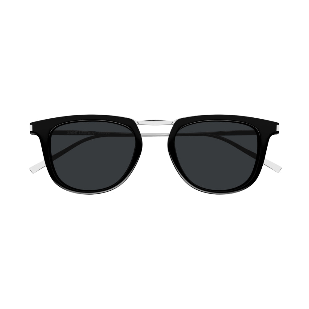 Saint Laurent SL 753 Unisex Sunglasses - Black and Silver