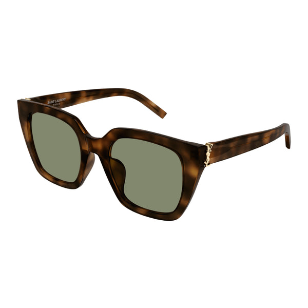 サンローラン SLM143F 003 サングラス グリーン ハバナ SAINT LAURENT - サンローラン SLM143F 003 サングラス グリーン