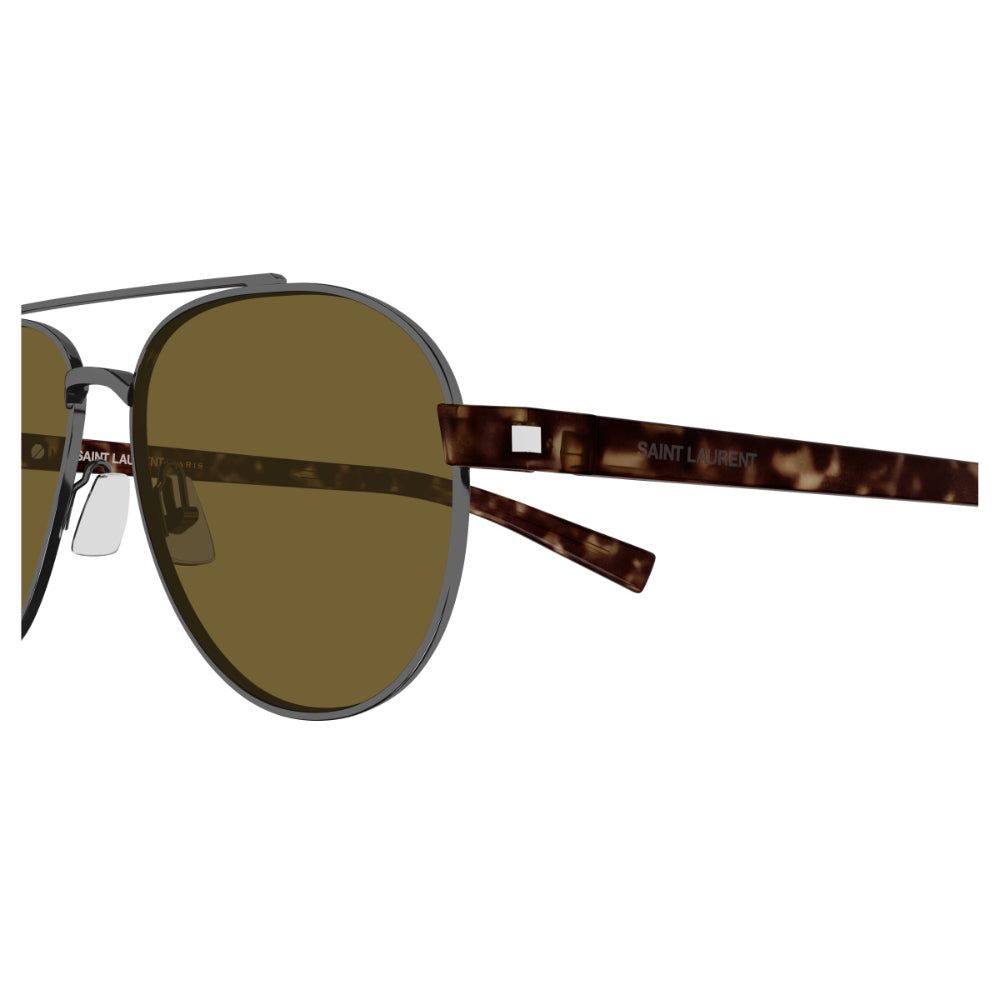 Saint Laurent SL 843 Men's Sunglasses - Havana & Gunmetal