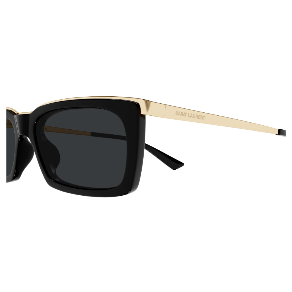Saint Laurent SL 766 Unisex Sunglasses - Black and Gold
