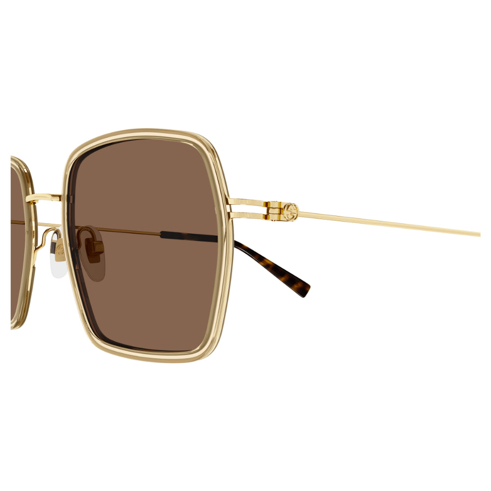 Gucci GG1848S Women's Sunglasses - Beige and Gold